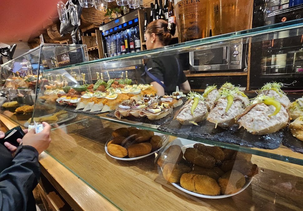 Pintxos are a staple of Basque County Foods