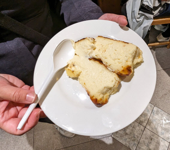 Famous Burnt Cheesecake from La Viña